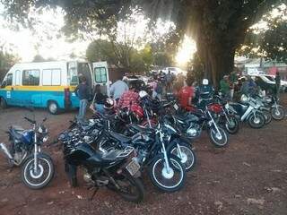 Apreensões de motos lideram nas ações conjuntas entre GM e PM. (Foto:Divulgação)