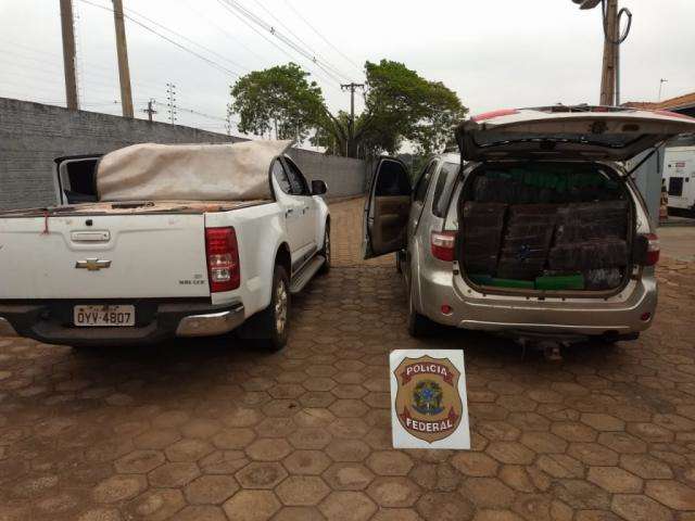 Ap&oacute;s persegui&ccedil;&atilde;o em rodovia, PF apreende 3,5 toneladas de maconha