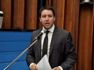 Deputado João Henrique Catan (PR), durante sessão na Assembleia (Foto: Assessoria/ALMS)