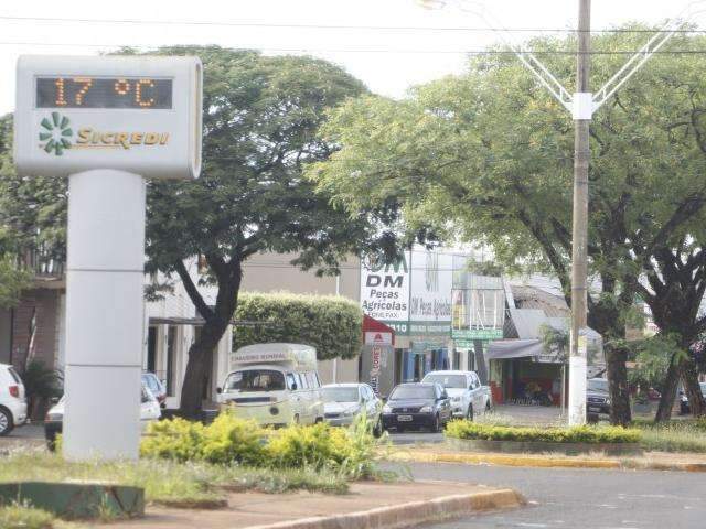 Temperatura despenca na regi&atilde;o sul de MS e faz 13 graus em Ponta Por&atilde;