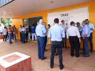 Gabinete foi instalado no Cras (Centro de Referência em Assistência Social) 2, no Bairro Nova Aquidauana (Foto: Paulo Francis)
