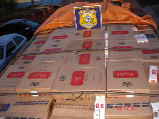  Carregamento com 35 mil cigarros &eacute; apreendido na BR-163 em Campo Grande