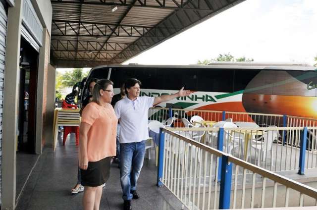 Paulo Duarte anuncia reforma durante visita ao terminal rodovi&aacute;rio 
