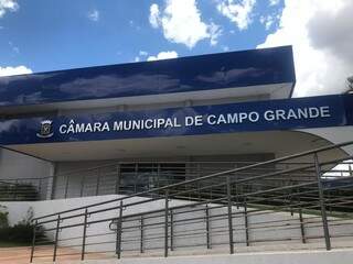 Fachada da Câmara Municipal de Campo Grande. (Foto: Arquivo).