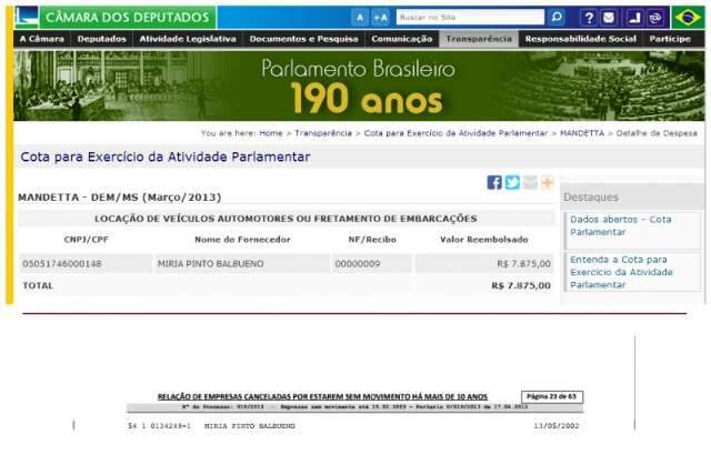 Mandetta justifica parte da cota parlamentar com empresa cancelada
