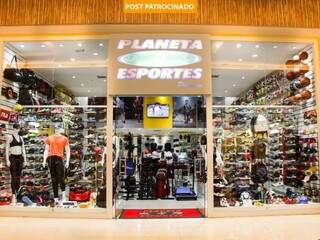 Nova loja da Planeta Esportes no Shopping Norte-Sul (Foto: Kisie Ainoâ)