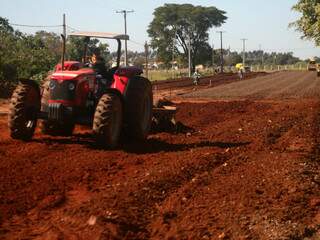 Obras de asfalto em corredores do transporte coletivo estão avançadas, segundo prefeitura. (Foto: Divulgação)