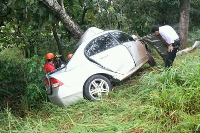 Aquaplanagem causa acidente com morte na rodovia BR-262