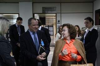 Corregedora nacional de Justiça, ministra  Nancy Andrighi veio a MS em julho. (Foto: Marcos Ermínio)