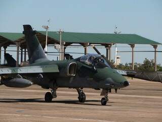 Aviões de caça da Força Aérea Brasileira. 
