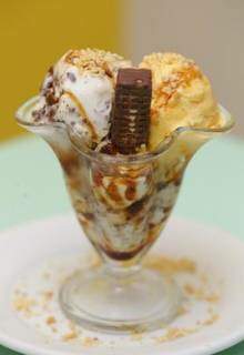 Taça de sorvete, campeã em vendas. (Foto: Fernando Antunes)