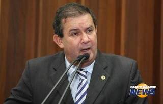 Deputado Eduardo Rocha, líder do PMDB na Assembleia de MS. (Foto: Arquivo)
