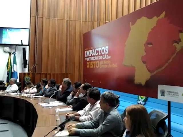 Explora&ccedil;&atilde;o do g&aacute;s xisto &eacute; tema de audi&ecirc;ncia na Assembleia Legislativa