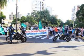 Prefeitura critica interdições de avenida por parte de professores. (Foto:Arquivo/Campo Grande News) 