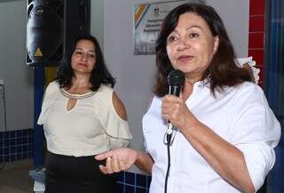 Denise Portolann ao lado de Délia Razuk (Foto: A. Frota/Divulgação)
