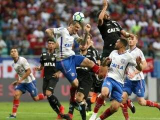 O Bahia agora ocupa a 15ª colocação no Brasileirão e o Atlético-MG está em 18º entre os times rebaixados. (Foto: Bahia FC) 