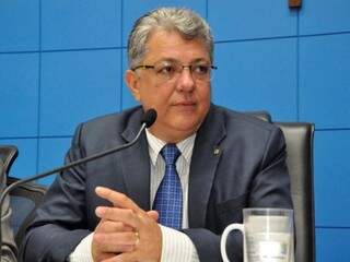 Deputado estadual, Evander Vendramini (PP), durante sessão (Foto: Luciana Nassar/ALMS)