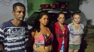 Quatro pessoas fazia o tráfico de drogas na região das Moreninhas III. (Foto: Divulgação/Rotac)