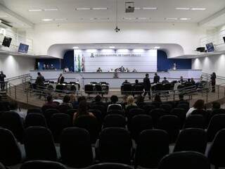 Plenário da Câmara Municipal de Campo Grande.(Foto: Marcos Ermínio/Arquivo).