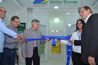 Inauguração do novo espaço da CDL no Pátio Central, aconteceu na manhã desta quinta-feira (16). (Foto: Igor Santos/ CDL)
