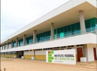 Fachada do campus do IFMS em Aquidauana (Foto: divulgação: assessoria de imprensa) 