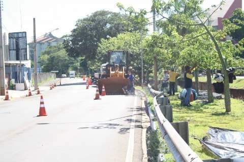 Trecho da Fernando Corrêa é interditado para reconstrução de barragem 