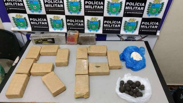 Jovem de SP &eacute; preso transportando drogas com destino a Campo Grande