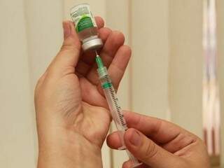 Dose de vacina contra a gripe (Foto: Marcos Ermínio/Arquivo)