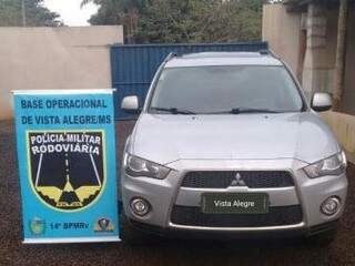 Veículo foi roubado em Cuiabá no dia 30 de maio. (Foto: 14º BPMRv/  Divulgação)