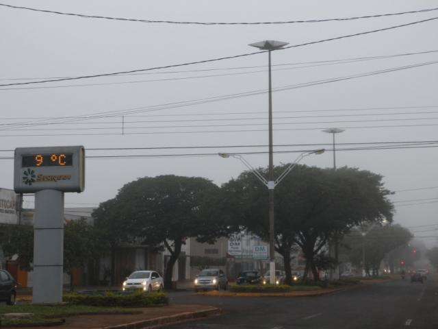 Regi&atilde;o sul tem manh&atilde; fria e forte nevoeiro causado por umidade alta