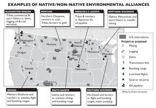 EUA: fazendeiros de extrema direita se unem aos índios