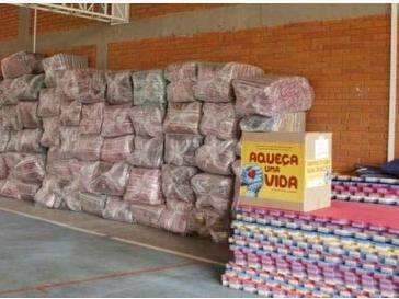 Campanha dos servidores estaduais recebe mais de 11 mil cobertores e roupas