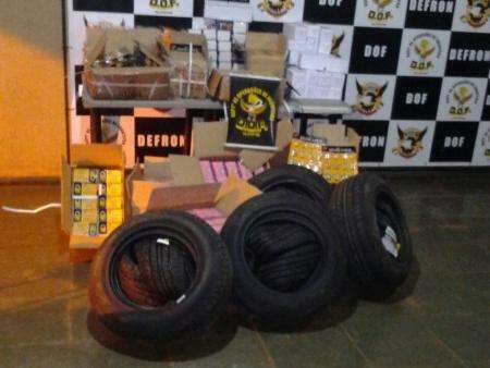 A&ccedil;&otilde;es em 3 regi&otilde;es de MS apreendem 157 mil em produtos do Paraguai 