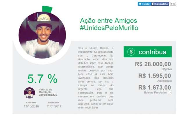 Ap&oacute;s reportagem, rapaz est&aacute; perto de conseguir cirurgia de R$ 28 mil