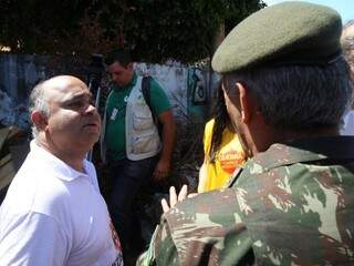 No sábado, ação nacional contou com militares e, na Capital, com o ministro do Esporte, George Hilton. (Foto: Fernando Antunes)