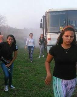  Estudantes diz que desembarcar às pressas (Foto: Divulgação)