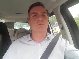 Deputado federal Jair Bolsonaro em vídeo (Foto: Reprodução)