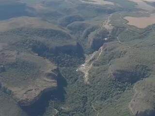 Área do planalto do Taquari em São Gabriel do Oeste. (Foto: Instituto Agwa/Reprodução)