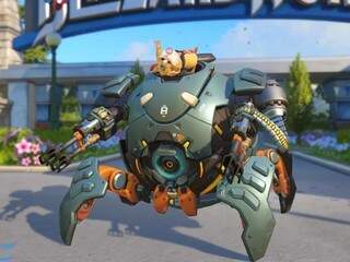 Wrecking Ball, a combinação de um hamster chamado Hammond e uma bola mecânica e robótica.