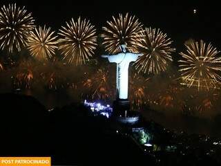 Rio de Janeiro terá serão 17 minutos de queima de fogos. (Foto: Divulgação)