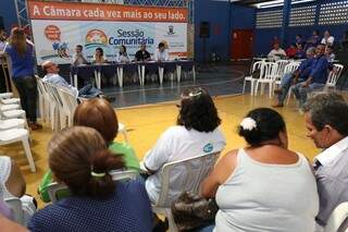 Sessão ocorre no centro comunitário local e visa aproximar a comunidade do Legislativo (Foto: Marcelo Victor/Arquivo/Campo Grande News)