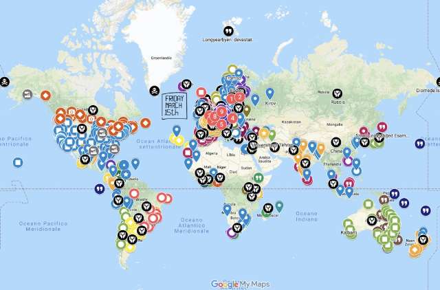 Dia mundial de greves contra as mudanças climáticas