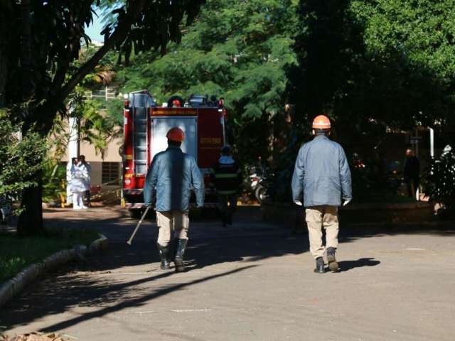 Curto-circuito provoca princ&iacute;pio de inc&ecirc;ndio no Hospital Nosso Lar