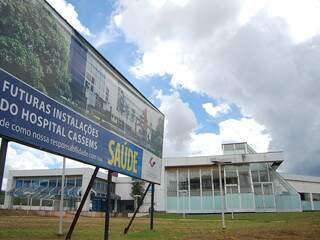 Hospital da Cassems deve contar, ao todo, com 220 leitos e investimento de R$ 70 milhões. (Foto: Marlon Ganassin)