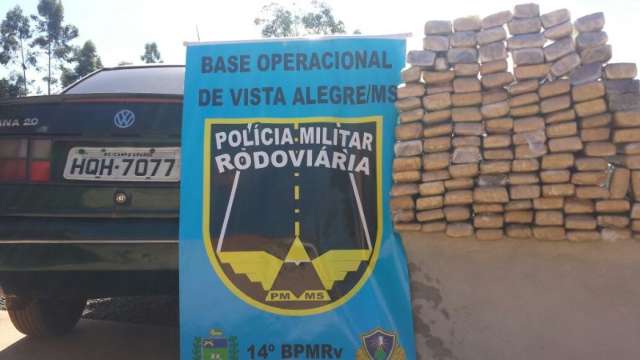 Detendo do regime semiaberto &eacute; flagrado com 151 quilos de maconha em ve&iacute;culo