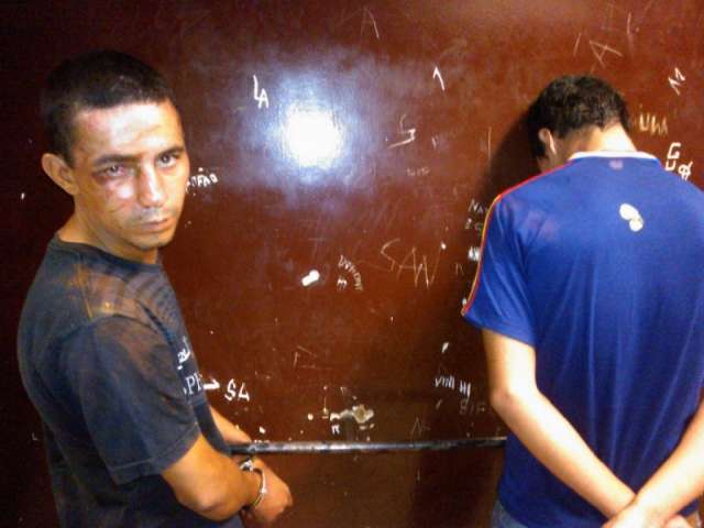Guarda captura dupla logo ap&oacute;s assalto a m&atilde;o armada em posto de combust&iacute;vel