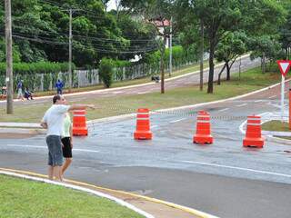 (Foto: João Garrigó)
Obra está pronta e cruzamento da Via Park com Mato Grosso será liberado ainda nesta manhã.
