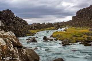 Cachoeira, Islândia. (Foto: Karine Matos)