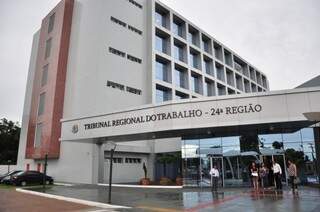 Tribunal Regional do Trabalho em Campo Grande (Foto: Arquivo/Campo Grande News)