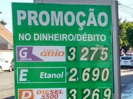Consumidor pode economizar até R$ 0,35 pagando gasolina no dinheiro